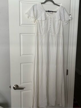 Vintage Off White Maxi Dress
